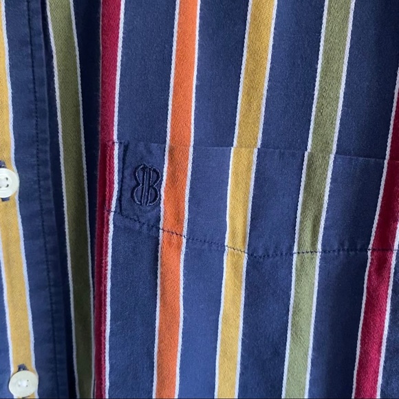 Blassport Multicolor Striped Long Sleeve Button-Up - Picture 5 of 5